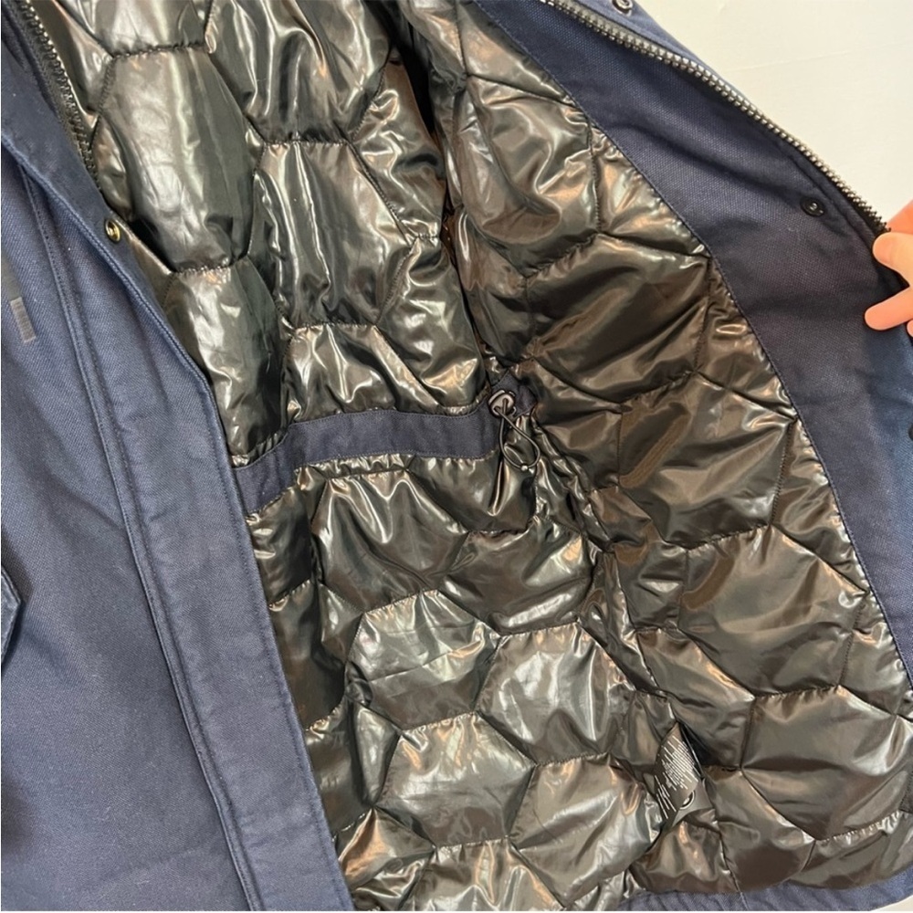 G-Star NWOT Rovic Boyfriend padded parka coat navy S - Picture 6 of 15